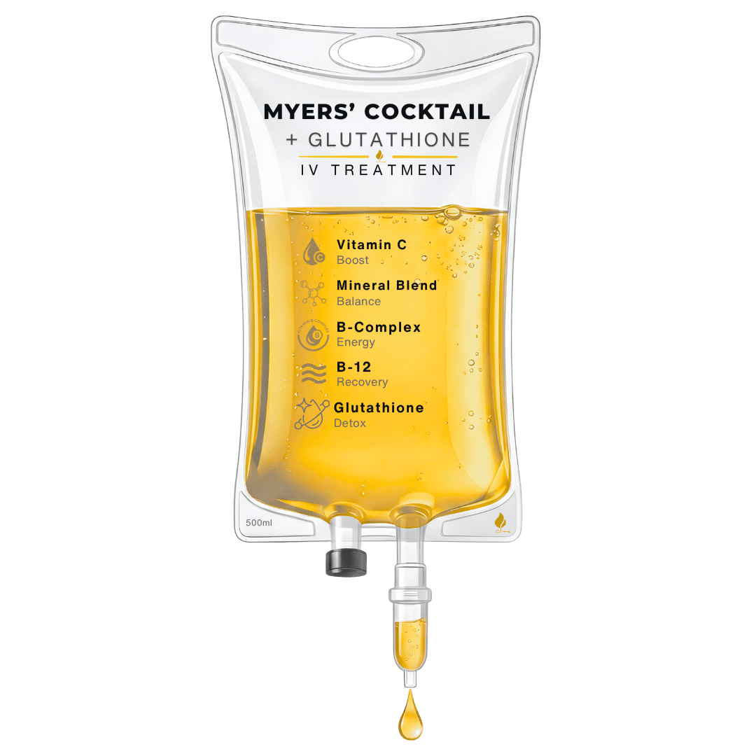 Myers' Cocktail + Glutathione Push mobile IV therapy