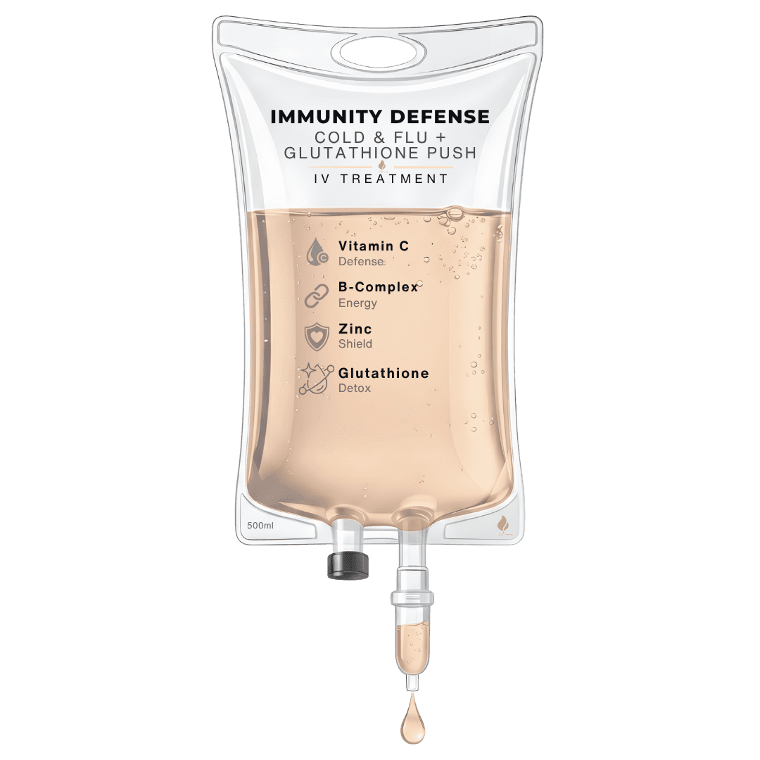 Immunity Defense + Glutathione mobile IV therapy
